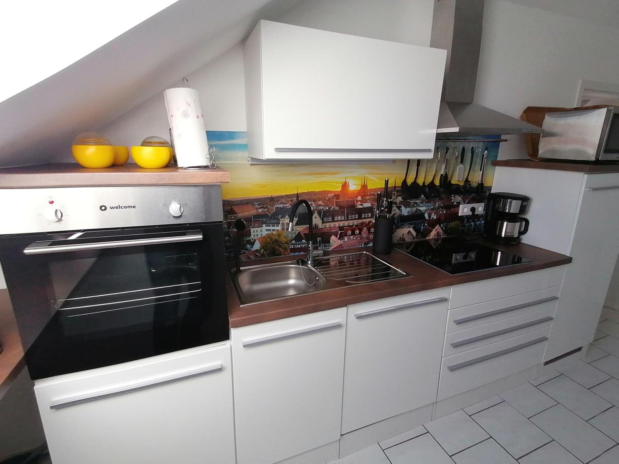 Auszeit2 Erfurt - Stilvolle Dachwohnung Mit Parkplatz - Zentrumsnah Bagian luar foto
